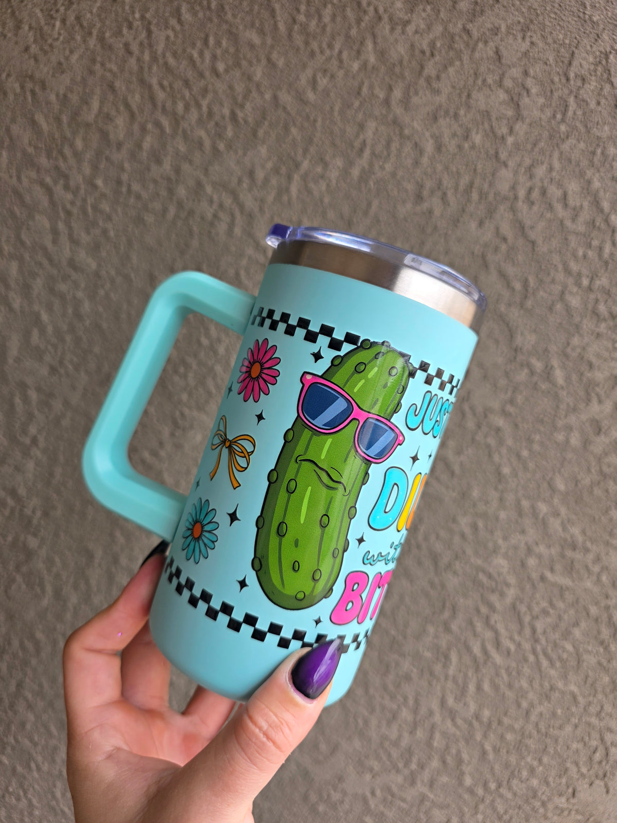 20 oz Stainless Steel Tumbler - Pickle