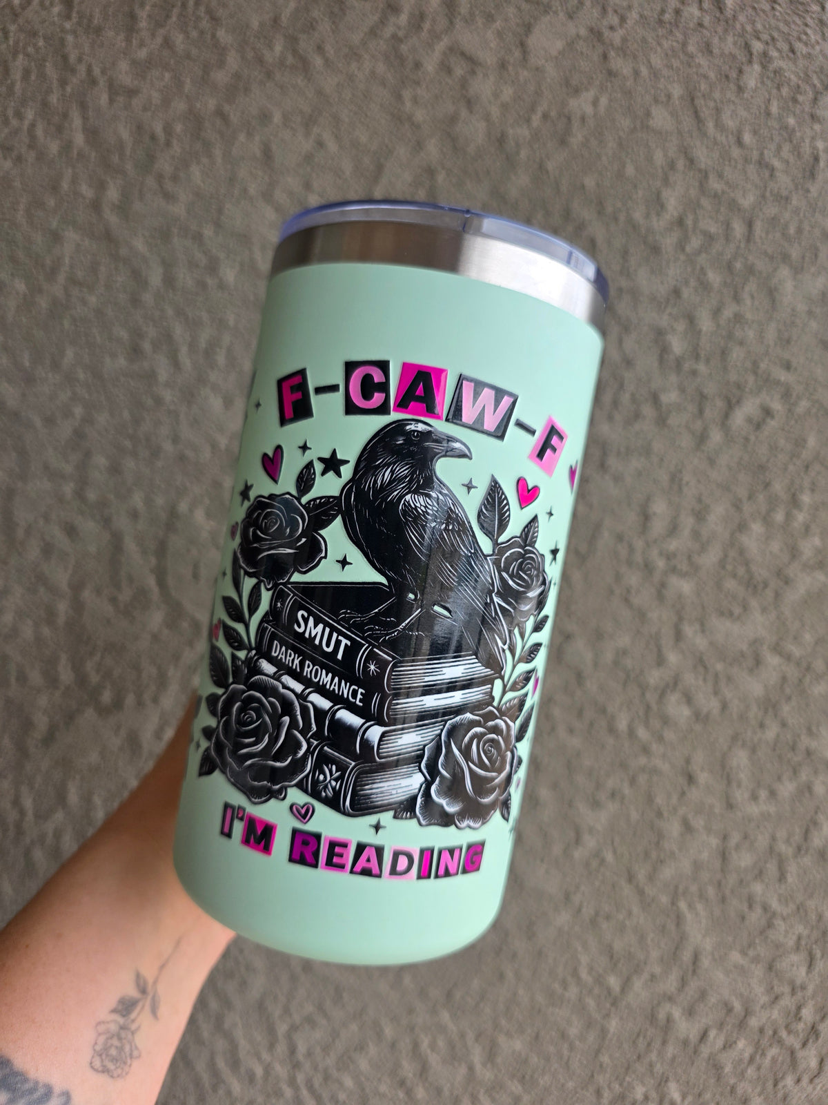 20 oz Stainless Steel Tumbler - F CAW F