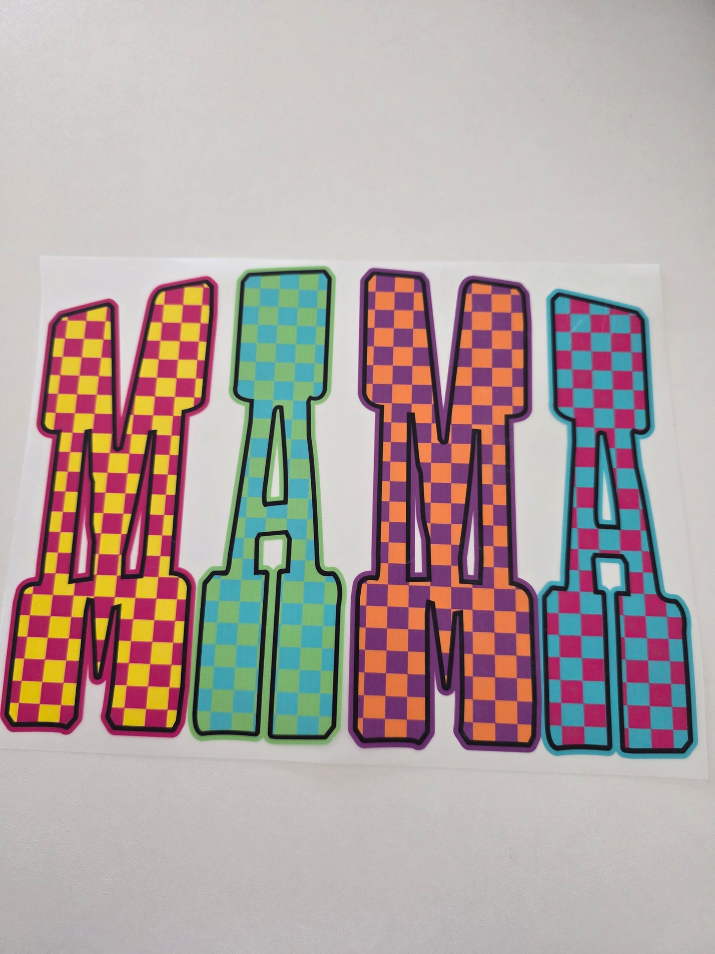 Colorful Checkered Mama
