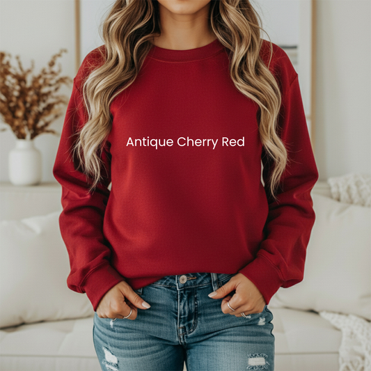 Gildan Crewneck - Antique Cherry Red