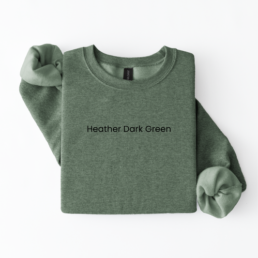 Gildan Crewneck - Heather Sport Dark Green
