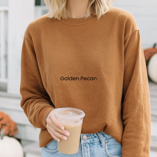 Jerzee's Crewneck - Golden Pecan