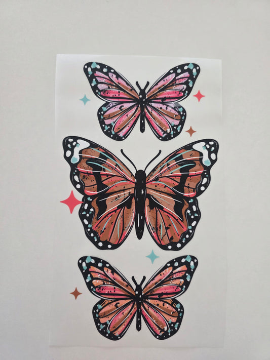 Three Butterflies