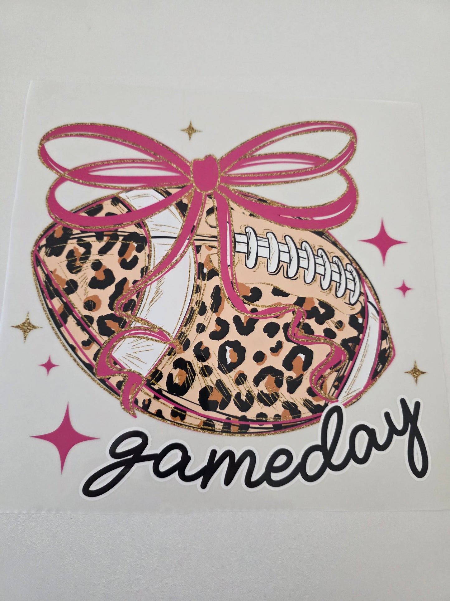 Game Day - Pink Leopard Football