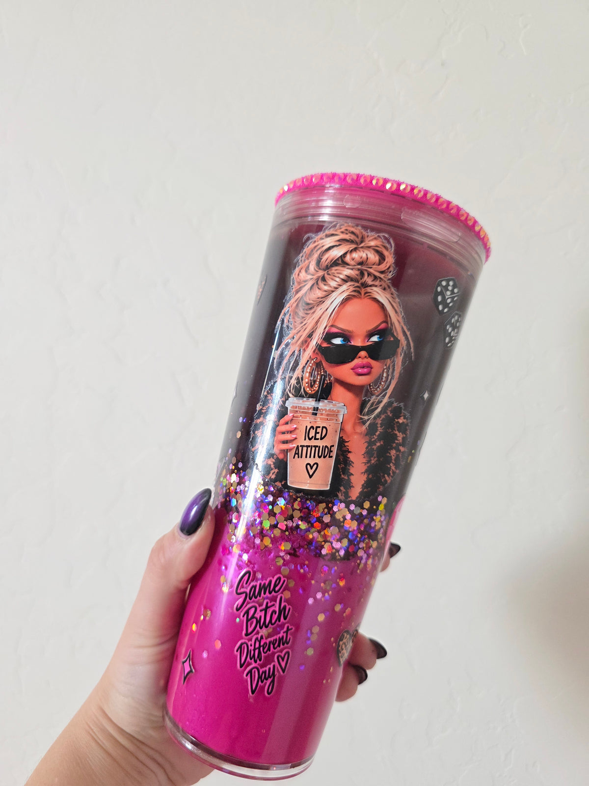 24 oz Acrlyic Tumbler - Barbie