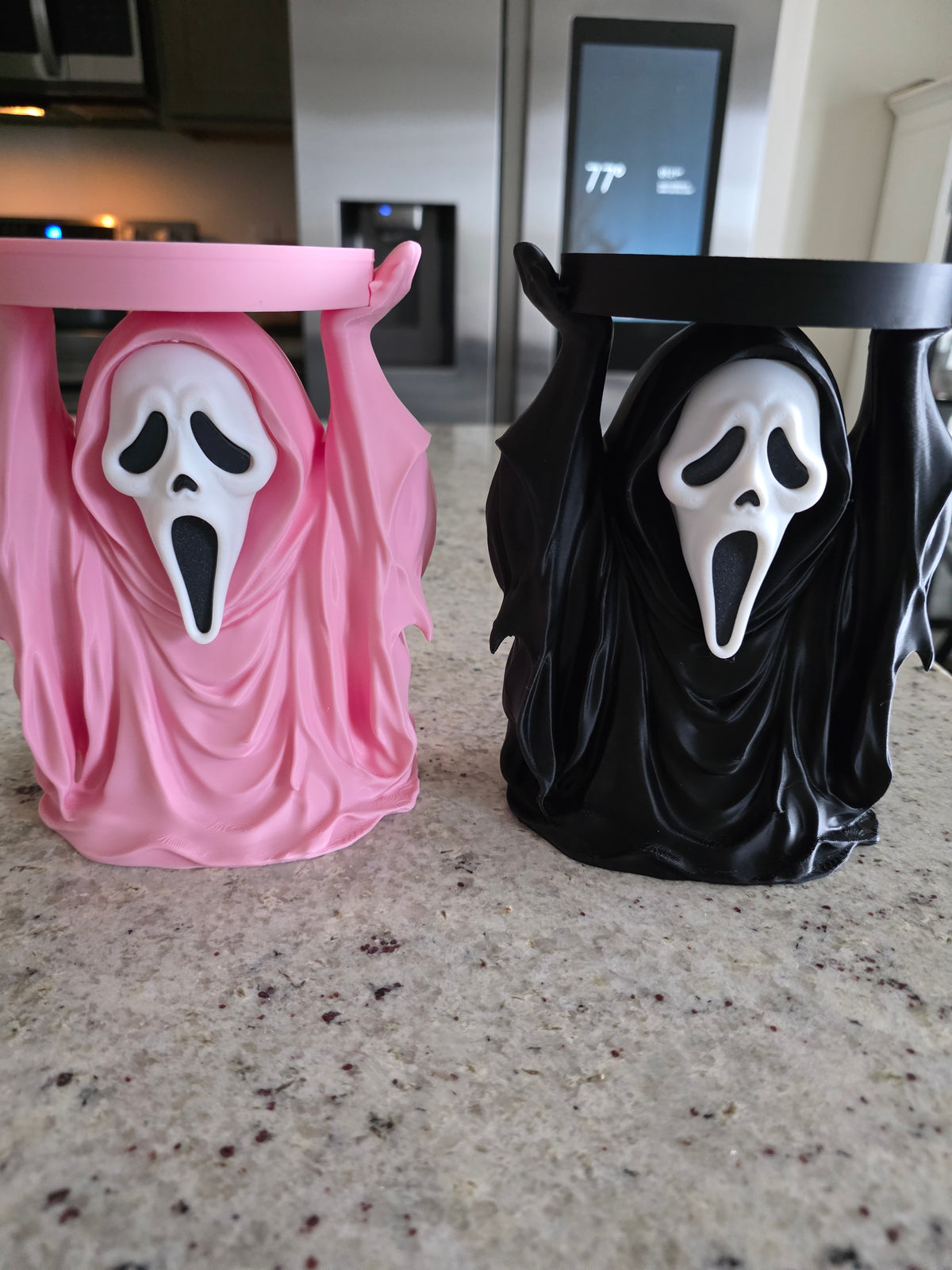 Ghostface Candle Holder - 3D Printed