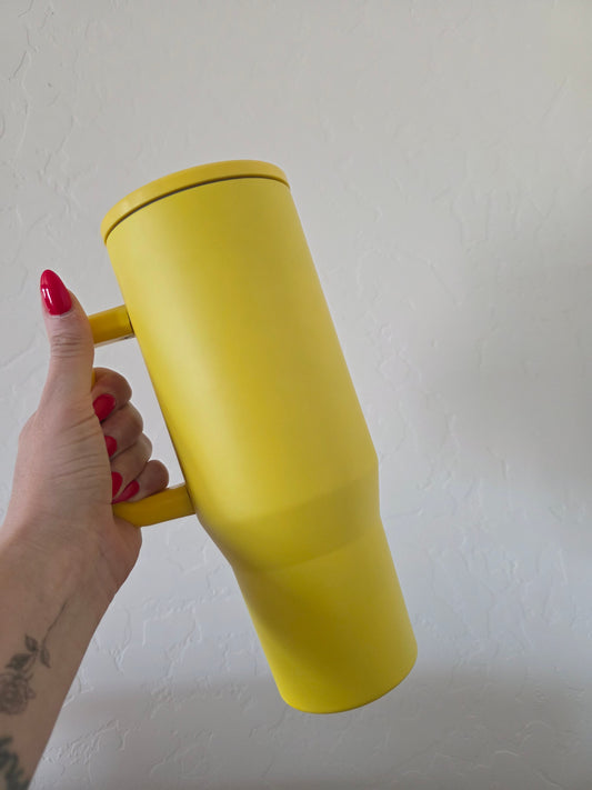 40oz Stainless Steel Tumbler - Yellow