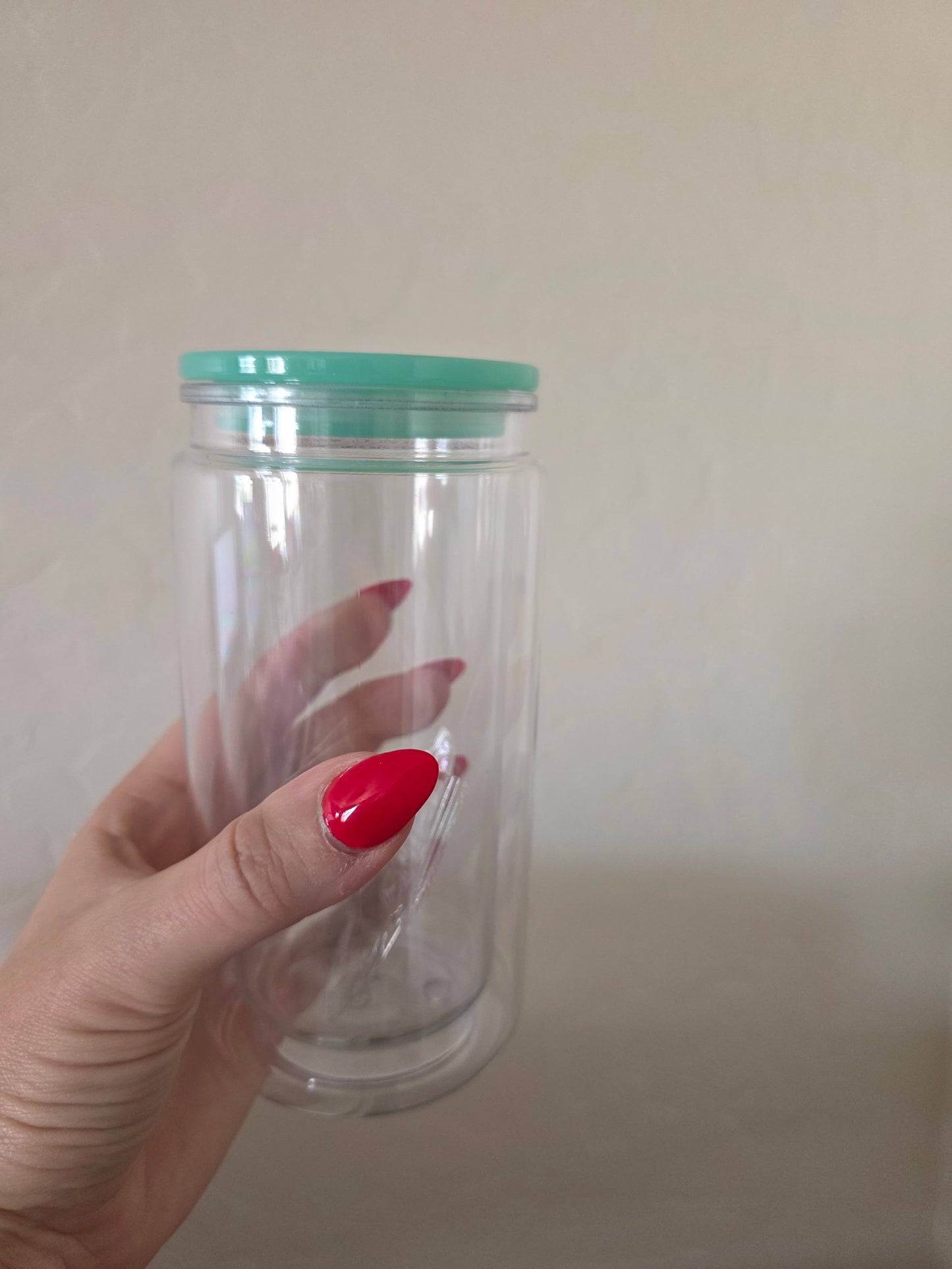16oz Acrlyic Snowglobe Tumbler