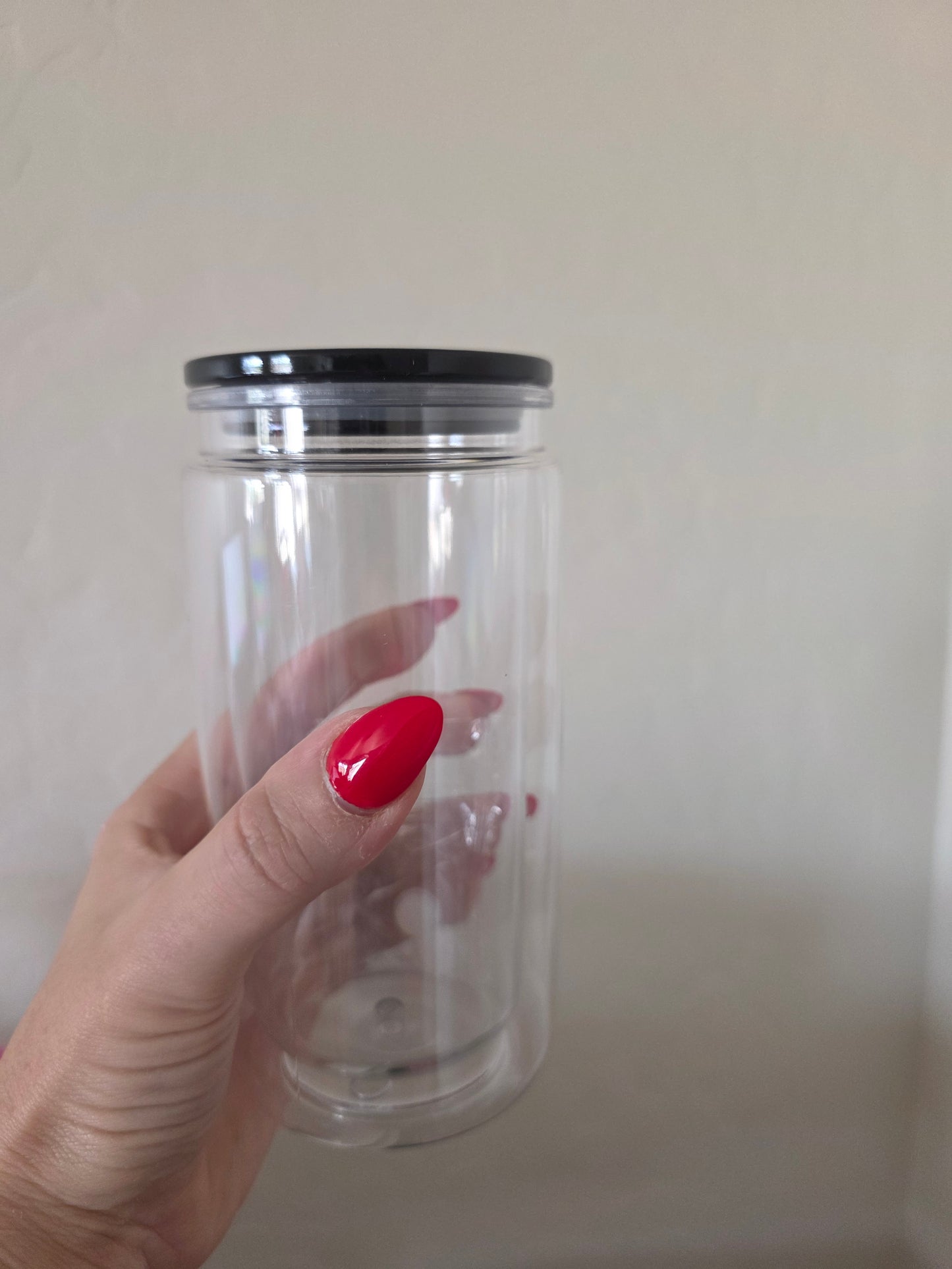 16oz Acrlyic Snowglobe Tumbler