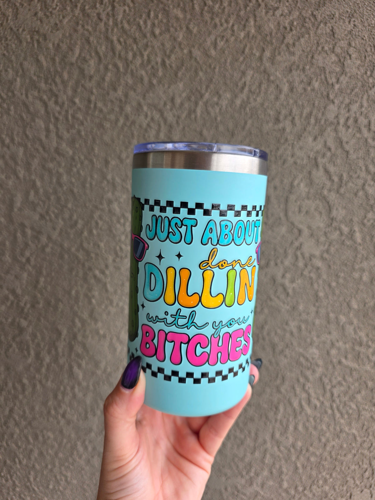 20 oz Stainless Steel Tumbler - Pickle