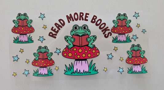 B12 - Read more books froggy