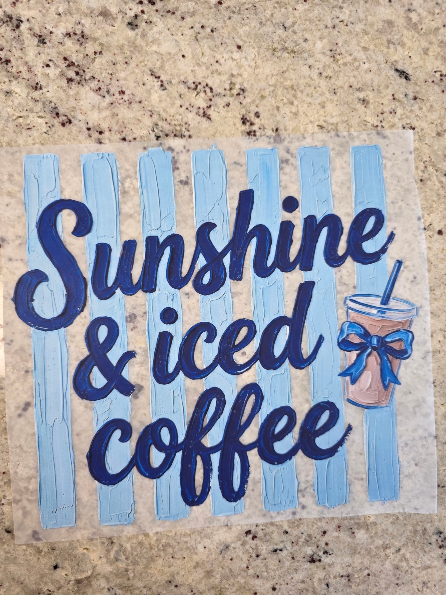 Sunshine & Iced Coffee