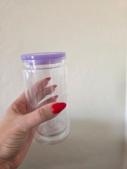 16oz Acrlyic Snowglobe Tumbler