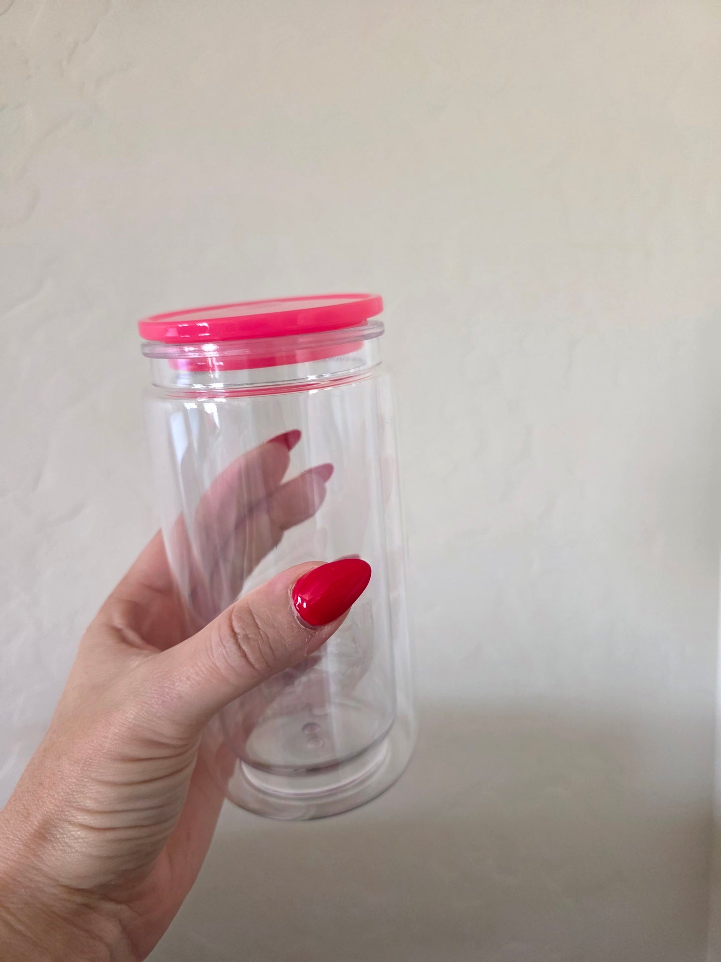 16oz Acrlyic Snowglobe Tumbler