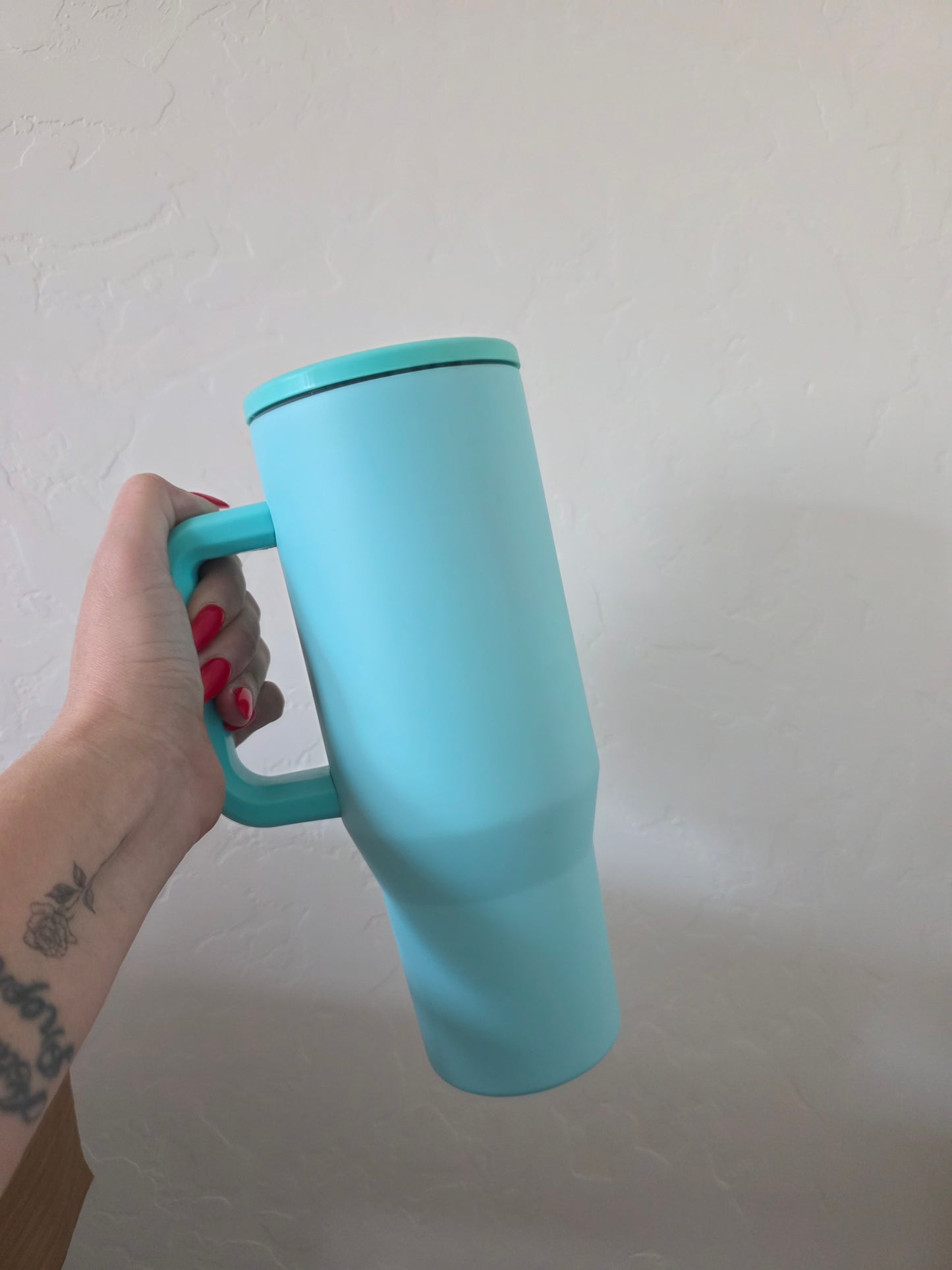 40oz Stainless Steel Tumbler - Turquoise