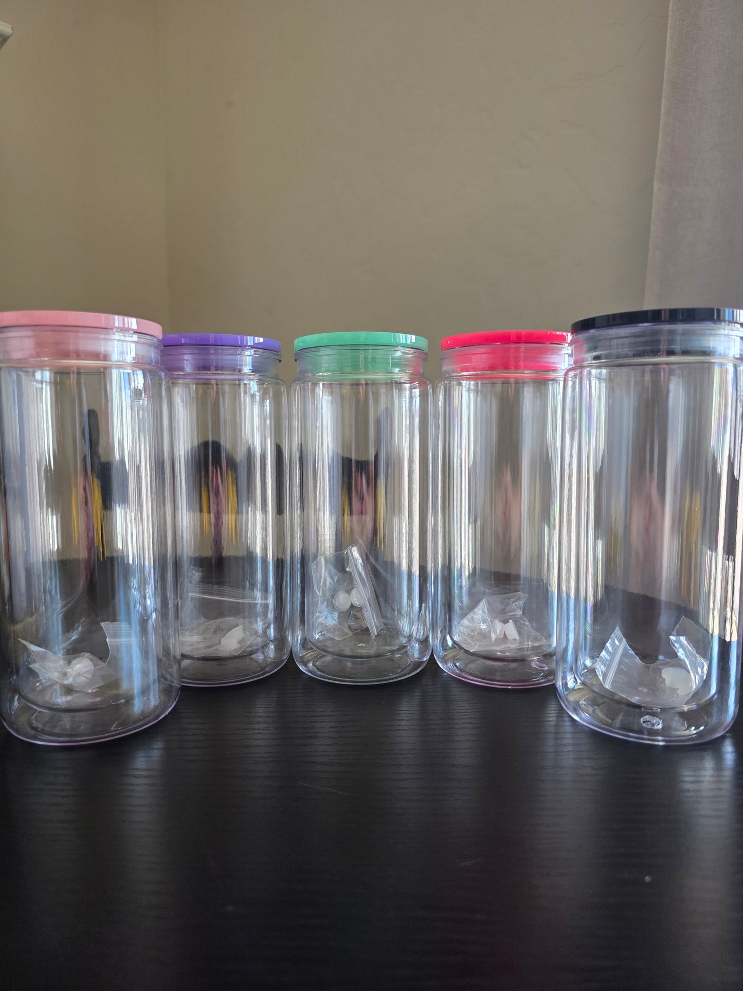 20oz Acrlyic Snowglobe Tumbler