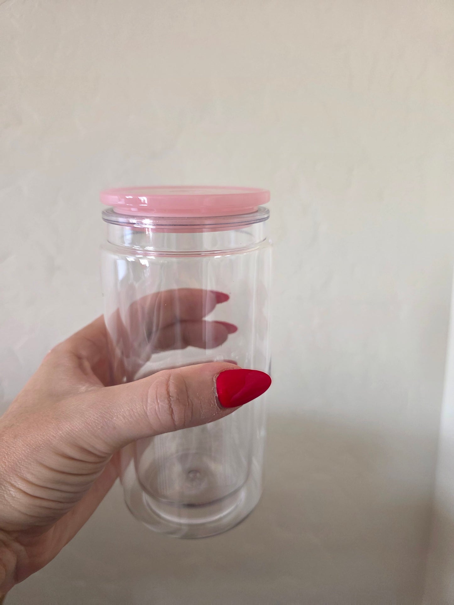 16oz Acrlyic Snowglobe Tumbler